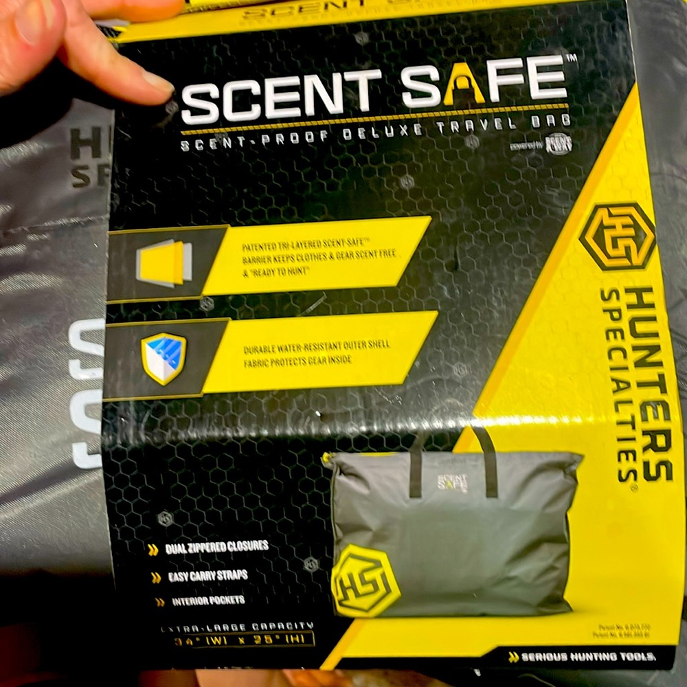 Scent safe hunting bag